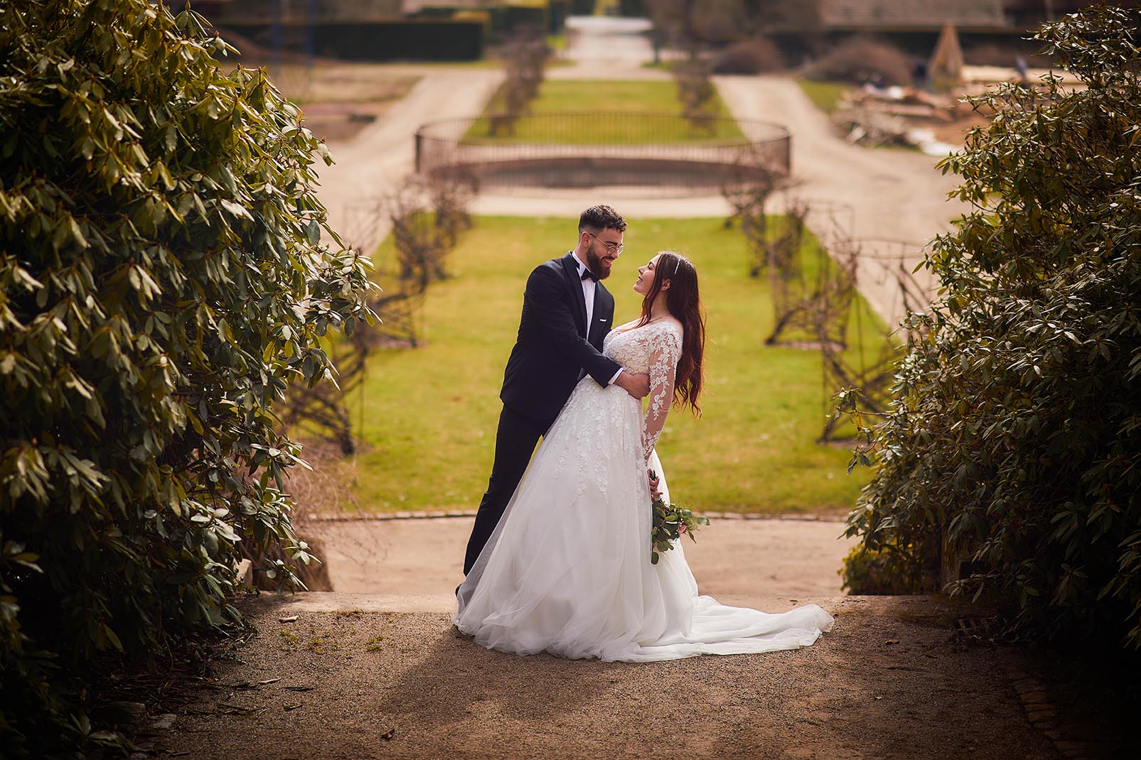 séance photo mariage au parc de wesserling